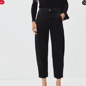 Everlane Utility Barrel Pant - Black Regular